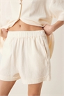 Шорты из марли с эластичным поясом и необработанными краями co-ord артикул 141220322