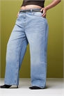ASOS DESIGN — джинсы «dad jeans» с широкими брючинами для полных артикул 132627308
