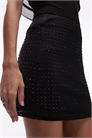 Мини-юбка из сетчатой ткани с ярким узором артикул 149317289