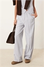 Брюки с прямыми брючинами из льна co-ord артикул 140860271