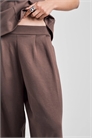Брюки с широкими штанинами и складками спереди co-ord артикул 148215391