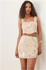Мини-юбка с вышивкой и пайетками co-ord артикул 142912596