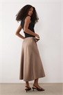 Атласная юбка средней длины артикул 134316917