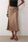 Атласная юбка средней длины артикул 134316917