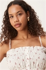 Эксклюзивный многоярусный пляжный топ-кроп от Esmee с декоративной отделкой артикул 147766895