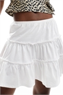 Мини-юбка «рара» с воланами артикул 147898358
