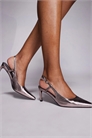 Туфли на низком каблуке с открытой пяткой в стиле сальса артикул 149383166