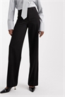 Прямые элегантные брюки с отложной складкой спереди артикул 149660819