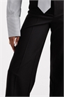Прямые элегантные брюки с отложной складкой спереди артикул 149660819