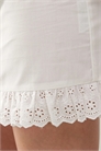 Мини-юбка с кружевной отделкой артикул 142435141