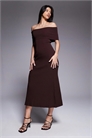 Плетеное платье средней длины с открытыми плечами от Harro артикул 151182097