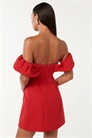 Мини-платье с жесткой конструкцией в стиле Бардо артикул 149852137