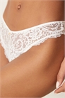 Стринги для невесты «Эмма» с цветочным узором и зубчатым краем из кружева артикул 149769281