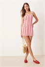Полосатое мини-платье артикул 147264251