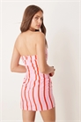 Полосатое мини-платье артикул 147264251