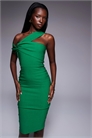 Платье-миди Boycon с закрученными бретелями в стиле Бардо артикул 152643758