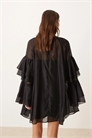 Мини-платье из шифона с оборками в стиле бохо артикул 149654986