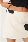 Мини-юбка из смешанного льна артикул 148786777