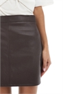 Мини-юбка из полиуретана артикул 150146335