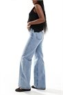 Джинсы Yoko с высокой талией и широкими брючинами артикул 132455071