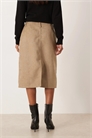 Юбка-карандаш из искусственной замши с аккуратным поясом артикул 153922095