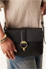 Кожаная сумка через плечо большого размера артикул 150037719