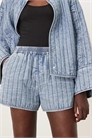 Стеганые шорты в стиле «дистресс» с карманами co-ord артикул 140701060