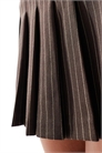 Юбка в полоску с плиссировкой co-ord артикул 142512008