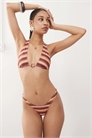 Бикини-трусики Farida с высокой талией и полосками артикул 142541068
