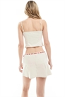 Мини-юбка с ленточным украшением co-ord артикул 133919605