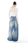 Джинсы X007 XL свободного кроя с регулируемой талией и заниженной посадкой артикул 148410057