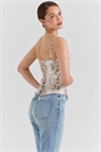 Топ-корсет из хлопка Cady артикул 148613555
