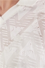 Футболка с кружевом артикул 155778229
