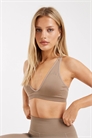 Спортивный бюстгальтер из трикотажа с легкой поддержкой артикул 155131349