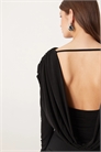 Топ с драпировкой на спине артикул 153019484