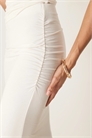 Макси-юбка из трикотажа Soft Touch с боковыми рюшами артикул 142879225