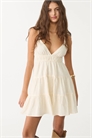 Мини-платье с завязками артикул 149275378