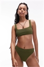 Бикини-топ с гофрированной чашкой спереди и открытой спиной артикул 143080012