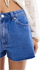 Джинсовые шорты А-силуэта артикул 141503378