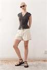 Шорты с резинкой на талии артикул 144138532