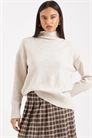 Свитер с широким горлом артикул 151897138