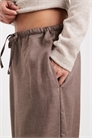 Брюки с широкими брючинами и завязками артикул 148261229