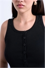 Жилет с ребристыми пуговицами артикул 150426290