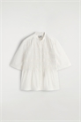 Хлопковая блузка с рюшами артикул 1321340001