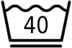 Машинная стирка при максимальной температуре 40°C. Щадящий режим.