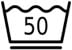 Машинная стирка при максимальной температуре 50°C. Щадящий режим.